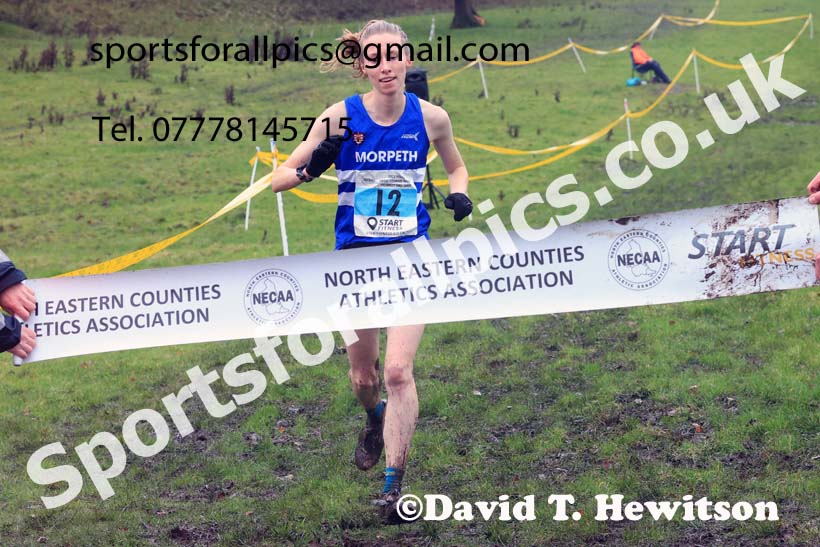 Womens Senior and Womens Masters 2023 NECAA Cross Country Relays, Thornley Hall Farm, Peterlee, County Durham. Photo: David T. Hewitson/Sports for All Pics